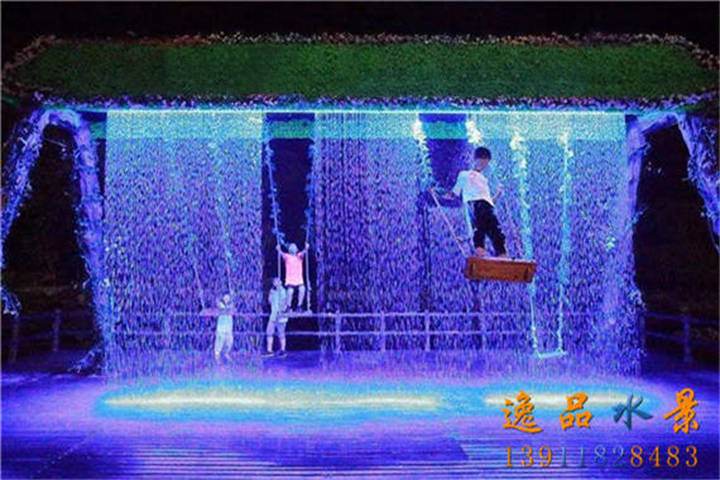 公園景區水幕秋千定制制作