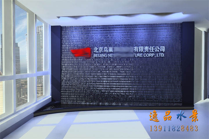 流水水幕墻景觀的特點