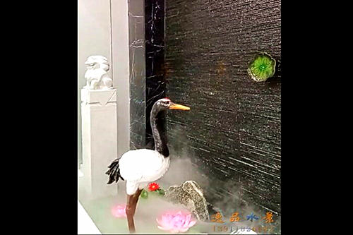 室內水幕墻流水瀑布景觀定制效果|室內水幕墻案例視頻